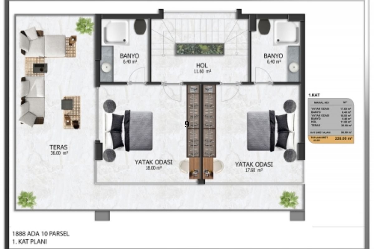 İKYA PARADİSE VİLLA 1
